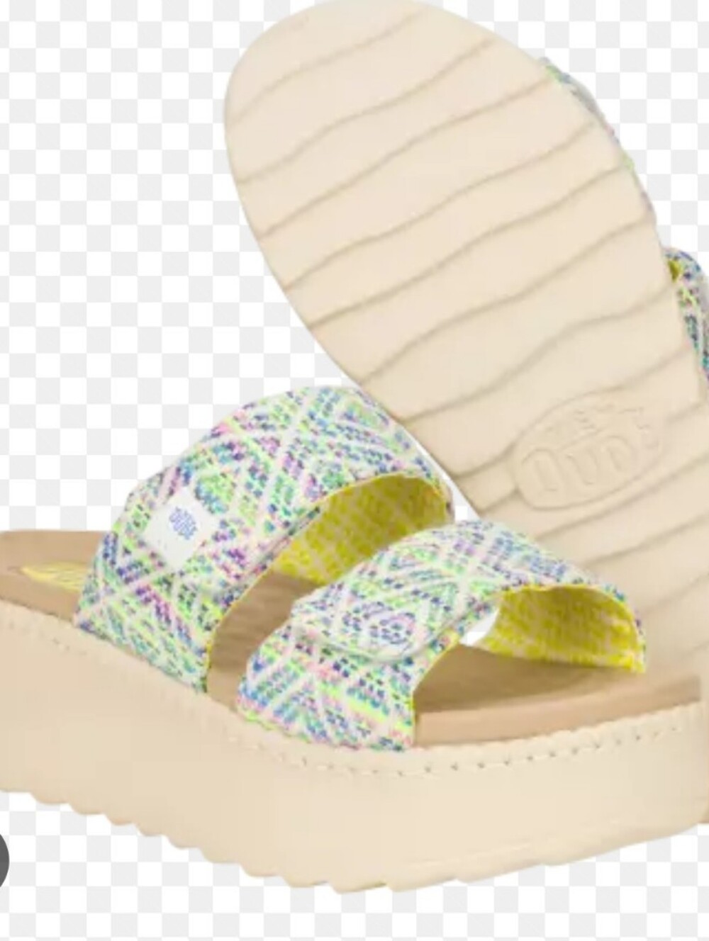 Hey Dude Women's Platform Sandals Multicolor Like New